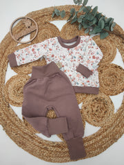 Gr. 56 - 68 Babyset Wildblumen Watercolor